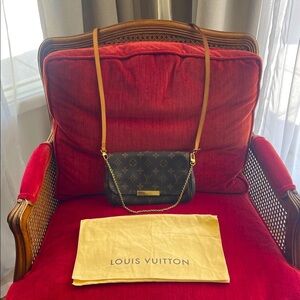 Louis Vuitton Dark Brown Monogram Crossbody Bag